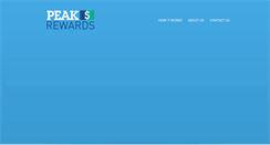 Desktop Screenshot of peakrewards.com